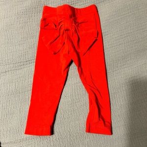 Cat and Jack Red Bow Pants
